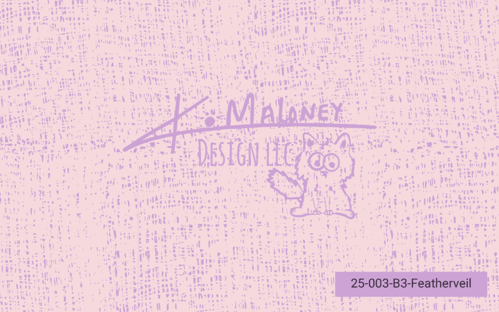 Feather Veil surface pattern design featuring abstract crosshatch texture in soft purple and pink tones by K. Maloney Design