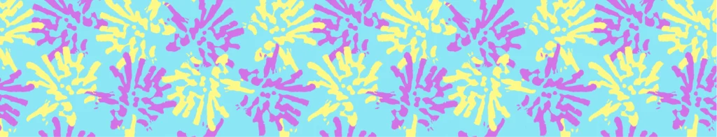 The worktable featured image of a pattern created from an image of a honeysuckle.